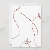 Ribbon Bows & Heart Balloons – Valentine’s Day シーズンカード (裏面)