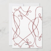 Ribbon Bows – Modern Happy Valentine’s Day  シーズンカード (裏面)