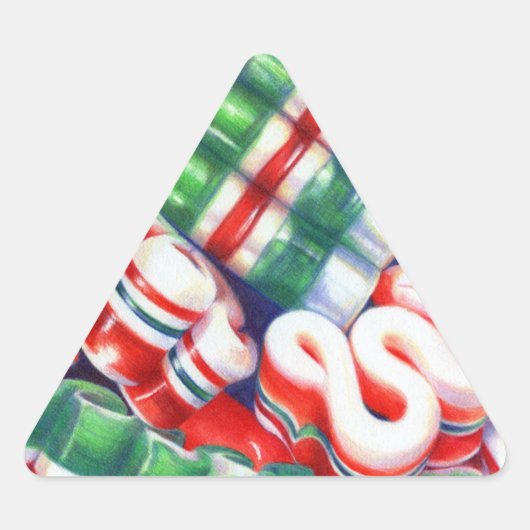 RIBBON CANDY Triangleスタンプ 三角形シール (正面)