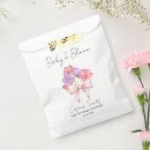 Ribbon | Cosmos Seeds Baby Shower Favor Bag フェイバーバッグ (封をした状態)