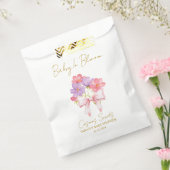 Ribbon | Cosmos Seeds Baby Shower Favor Bag フェイバーバッグ (封をした状態)