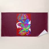 Ribbon Fairy's Day Out  ビーチタオル (正面)