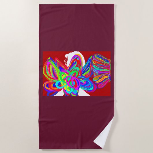 Ribbon Fairy's Day Out  ビーチタオル (正面)