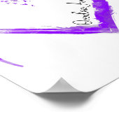 Ribbon Heart Overdose Awareness 1  ポスター (角)