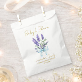 Ribbon | Lavender Seeds Baby Shower Favor Bag フェイバーバッグ