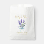 Ribbon | Lavender Seeds Baby Shower Favor Bag フェイバーバッグ (正面)