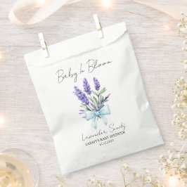 Ribbon | Lavender Seeds Baby Shower Favor Bag フェイバーバッグ