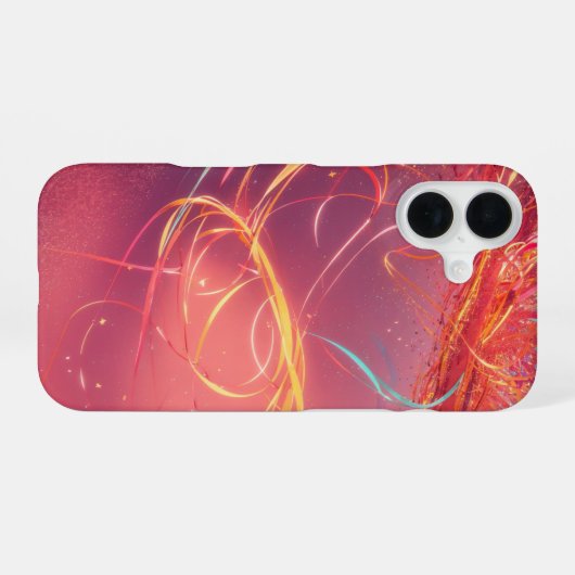 Ribbon & Light Fantasy Phone Case iPhone 16ケース (裏面横)