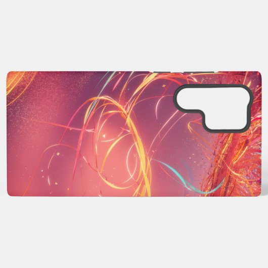 Ribbon & Light Fantasy Phone Case Samsung Galaxyケース (裏面横)