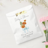 Ribbon | Marigold Seeds Baby Shower Favor Bag フェイバーバッグ (封をした状態)