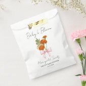 Ribbon | Marigold Seeds Baby Shower Favor Bag フェイバーバッグ (封をした状態)