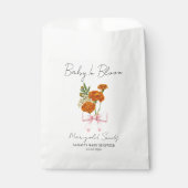 Ribbon | Marigold Seeds Baby Shower Favor Bag フェイバーバッグ (正面)