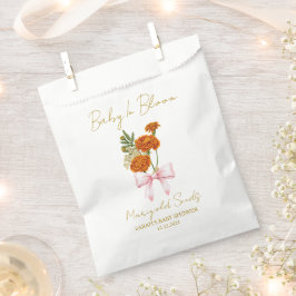 Ribbon | Marigold Seeds Baby Shower Favor Bag フェイバーバッグ