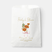 Ribbon | Marigold Seeds Baby Shower Favor Bag フェイバーバッグ (正面)