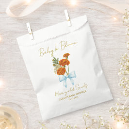 Ribbon | Marigold Seeds Baby Shower Favor Bag フェイバーバッグ