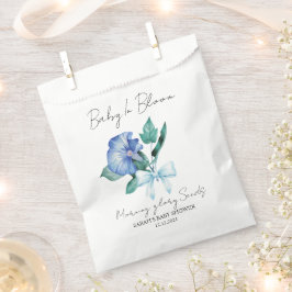 Ribbon | Morning glory Seeds Baby Shower Favor Bag フェイバーバッグ