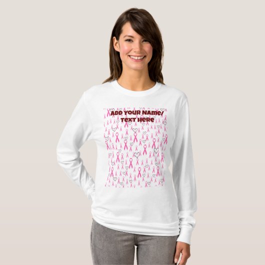 Ribbon of Love and Support - Tシャツ (正面フル)