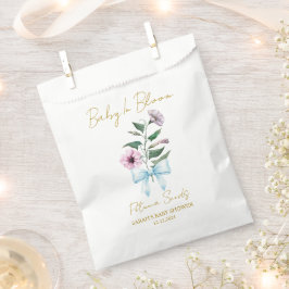 Ribbon | Petunia Seeds Baby Shower Favor Bag フェイバーバッグ