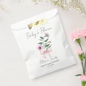 Ribbon | Petunia Seeds Baby Shower Favor Bag フェイバーバッグ (封をした状態)