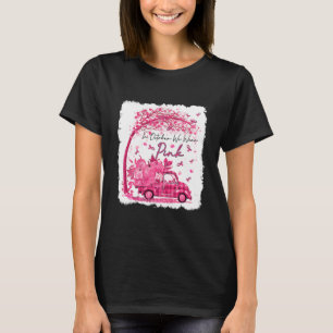 Ribbon Truck In October We Wear Pink Breast Tシャツ