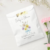 Ribbon | Wildflower Seeds Baby Shower Favor Bag フェイバーバッグ (封をした状態)