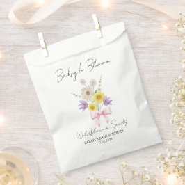 Ribbon | Wildflower Seeds Baby Shower Favor Bag フェイバーバッグ
