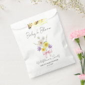 Ribbon | Wildflower Seeds Baby Shower Favor Bag フェイバーバッグ (封をした状態)