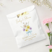 Ribbon | Wildflower Seeds Baby Shower Favor Bag フェイバーバッグ (封をした状態)