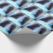 RibcageのX線の骨組放射線学の包装紙 ラッピングペーパー (角)