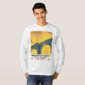Riblehead Viaduct Yorkshire旅行ポスター Tシャツ (正面フル)