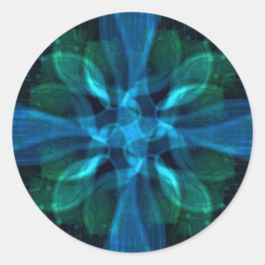 Ribonniaステッカー ラウンドシール (正面)