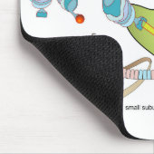 Ribosome mRNA tRNA molecules proteins Diagram マウスパッド (コーナー)