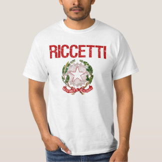 Riccettiのイタリア人の姓 Tシャツ