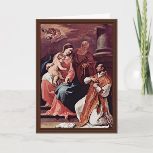 Ricci Seによるロヨラの聖イグネイシャス カード (正面)