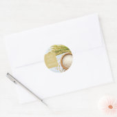 Rice Facial Mask Label ラウンドシール (封筒)