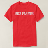 Rice Farmer Simple Title  Tシャツ (デザイン正面)