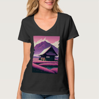 Rice Field Landscape Japan Tシャツ