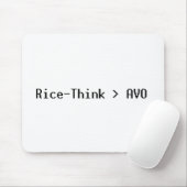 Rice-Think>AVOのマウスパッド マウスパッド (マウス)