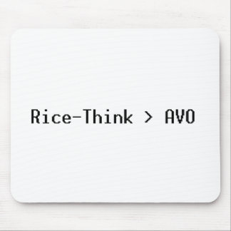 Rice-Think>AVOのマウスパッド マウスパッド