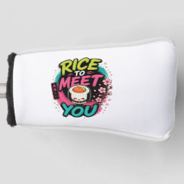 Rice to Meet You – かわいいすしデザイン ゴルフヘッドカバー