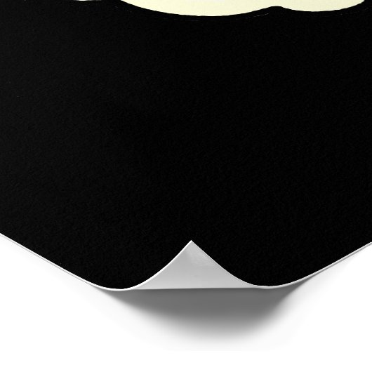 Rice To Meet You Funny Sushi Pun Dark BG ポスター (角)