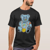 Rich Bear Hiphop Low Blue Stitch 1s Matching Tシャツ (正面)