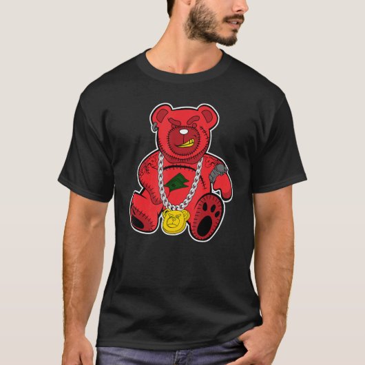 Rich Bear Hiphop Retro Infrared 4s Matching Tシャツ (正面)