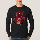 Rich Bear Retro Cardinal Red 3s Matching Tシャツ (正面)