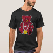 Rich Bear Retro Cardinal Red 3s Matching Tシャツ (正面)