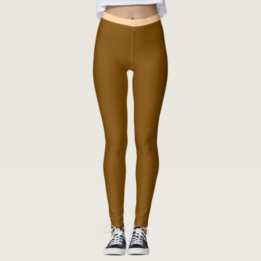 “RICH BROWN” – ACTIVEWEAR LEGGINGS レギンス (正面)