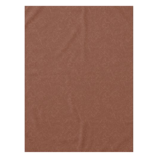 Rich brown  textured swirling  pattern テーブルクロス (正面)