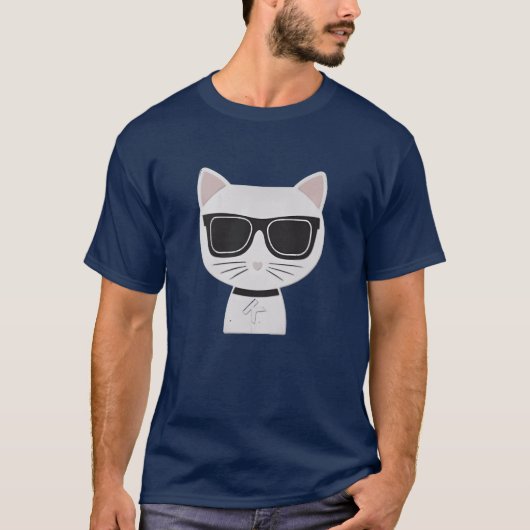 Rich Cat retro Tシャツ (正面)