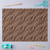 Rich Cocoa Swirl Texture Seamless Brown Abstract 薄葉紙 (クラフト)