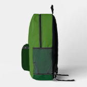 Rich Earthy Green Backpack プリントバックパック (右)